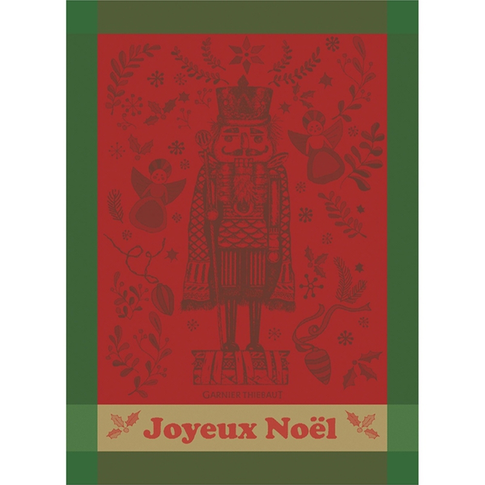 Garnier-Thiebaut Kitchentowel - Casse Noisette Noel Rouge